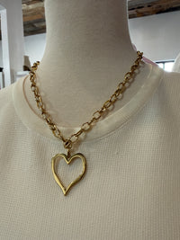 Open Heart Necklace