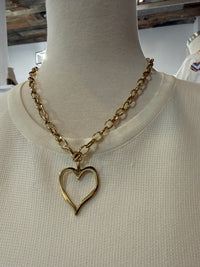 Open Heart Necklace