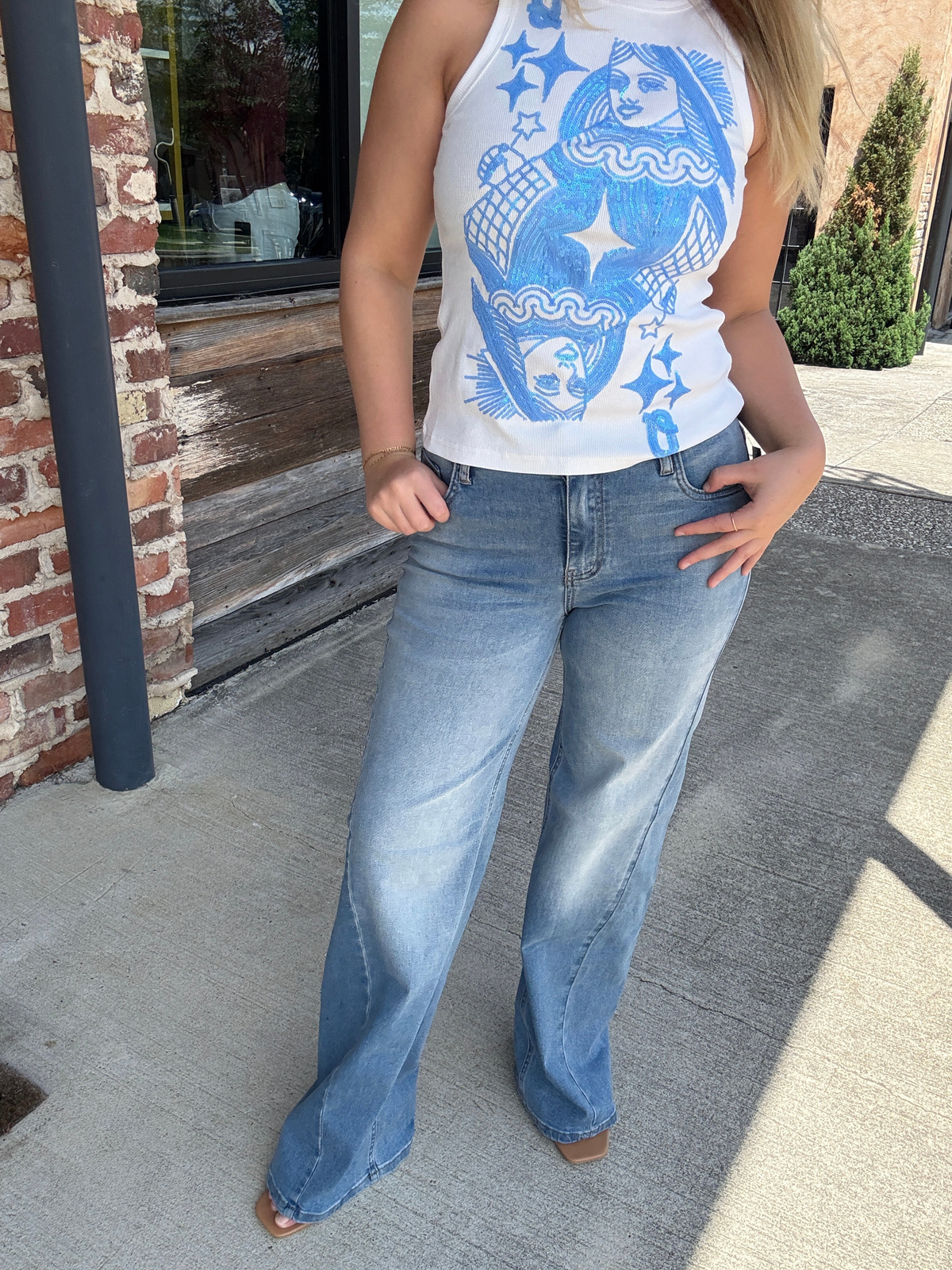 KUT from the Kloth Jean Wide Leg Jean
