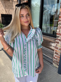 Heirloom Stripe Blouse