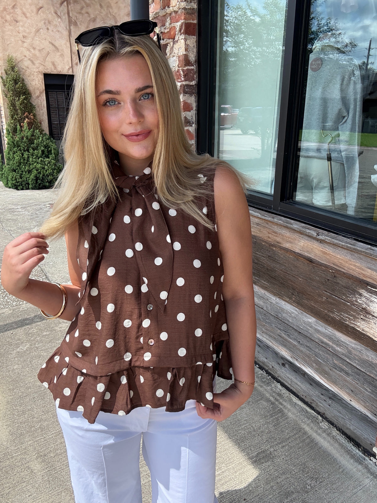 Cocoa & Cream Blouse