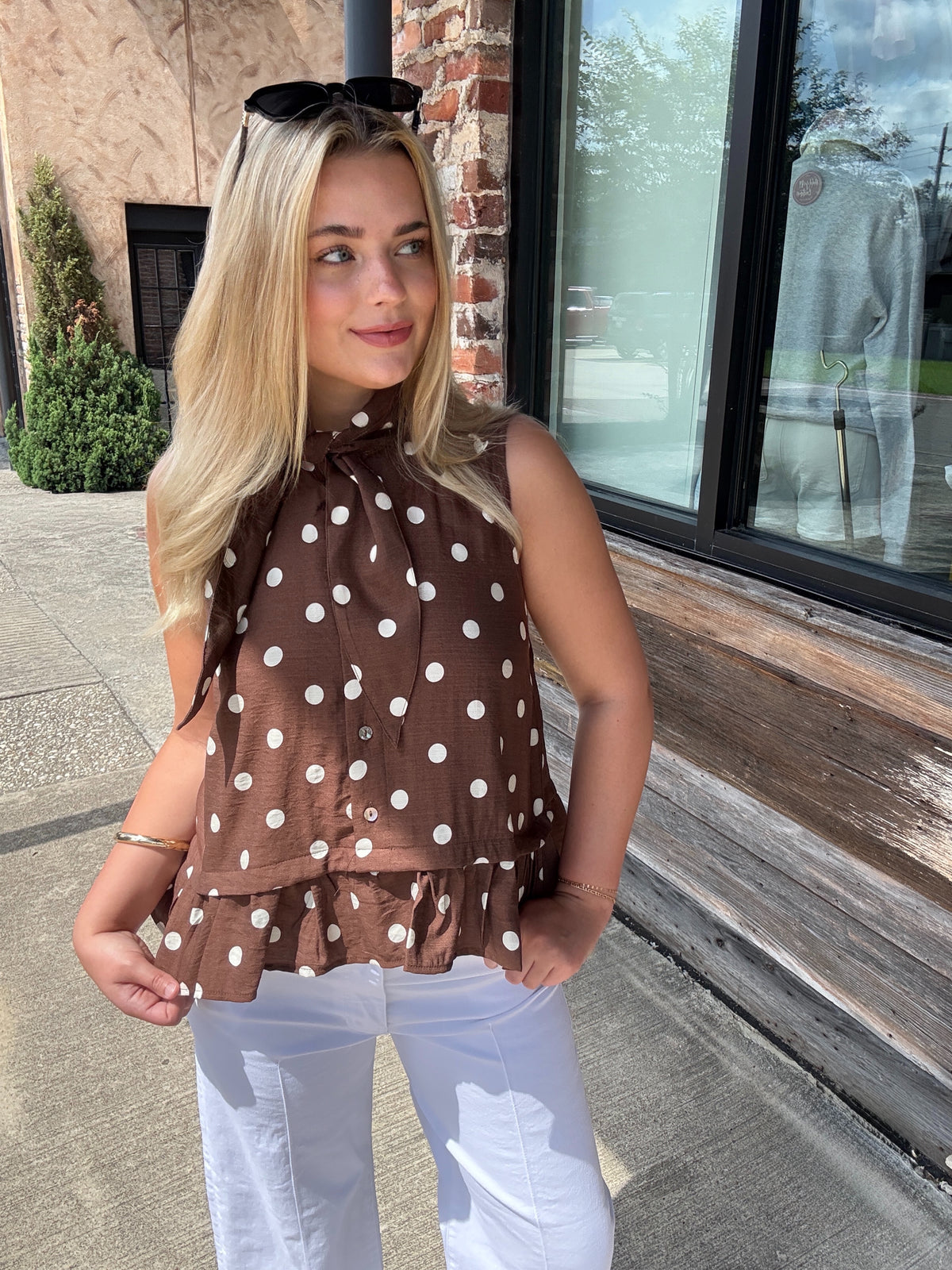 Cocoa & Cream Blouse