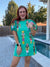 Queen of Sparkles Spearmint Nutcracker Poof Sleeve Dress