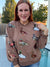 Queen of Sparkles Brown Duck Sweatshirt