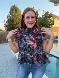 Secret Garden Ruffle Top