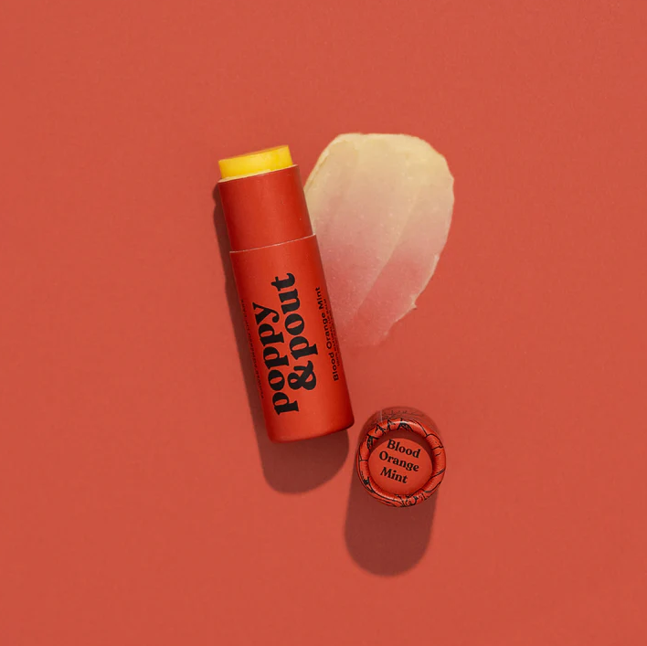 Poppy & Pout Blood Orange Mint Lip Balm