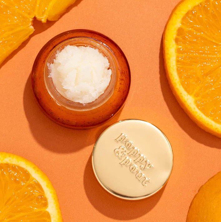 Poppy & Pout Lip Scrub Orange Blossom