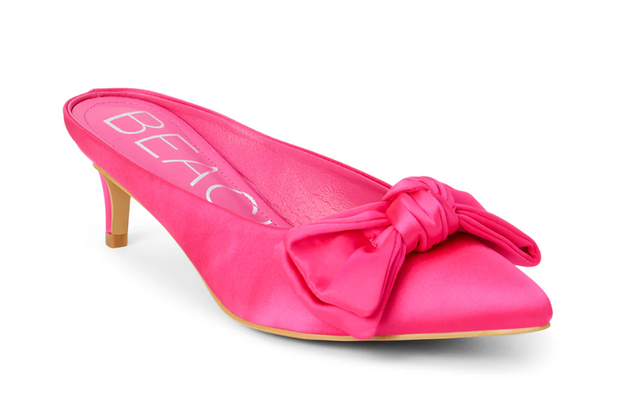 Hot pink shoes low heel online