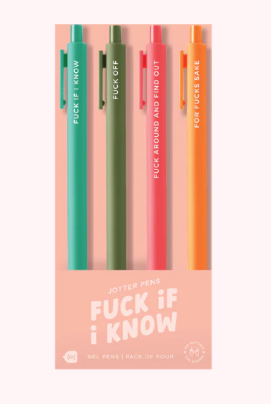 F*ck if I Know Pen Set