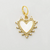 Iridescent Heart Charm