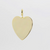 Big Gold Heart Charm