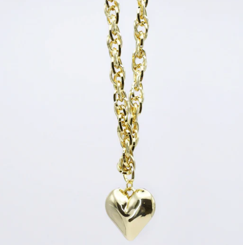 Puffy Heart Necklace