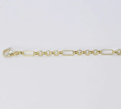 Dainty Rolo Charm Bracelet