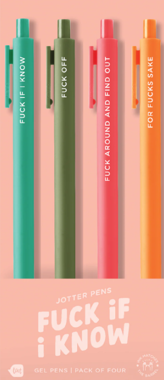 Fuck if I Know Pen Set