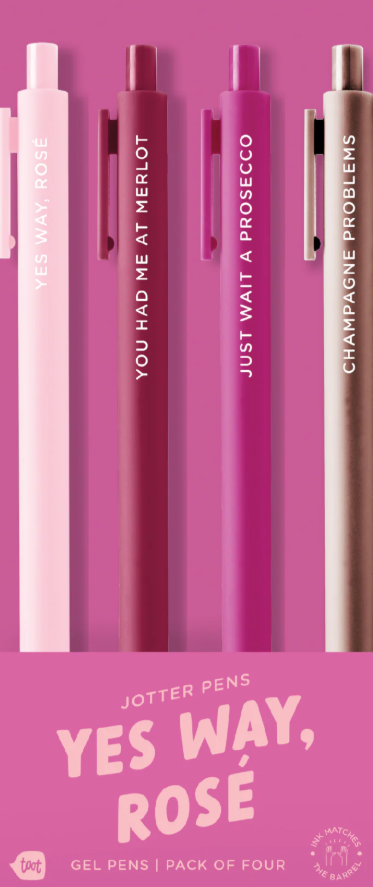 Yes Way Rose Jotter Pens