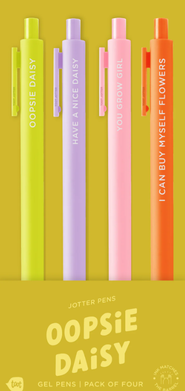 Oopsie Daisy Pen Set
