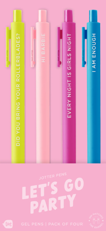 Let's Go Party Pen Set