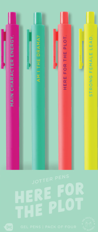 Here For The Plot Pen Set