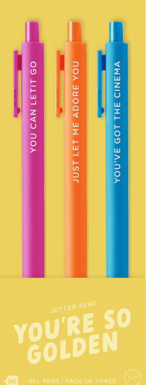 You're So Golden Pen Set