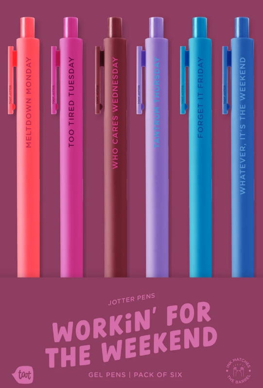 Workin' For The Weekend Pen Set