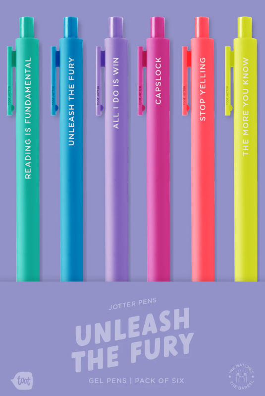 Unleash The Fury Pen Set