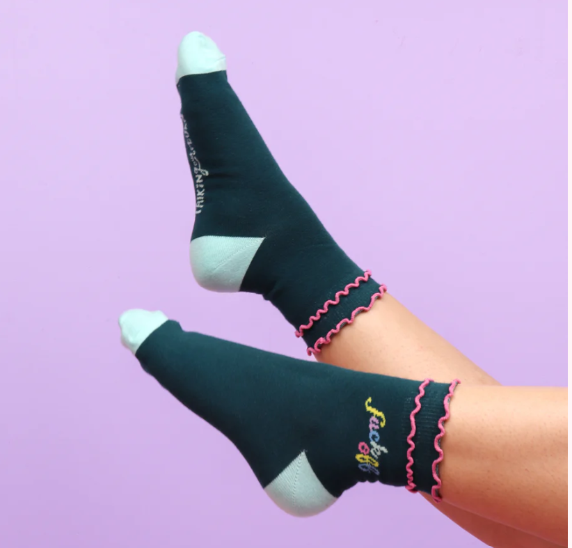Fuck Off Ruffle Socks