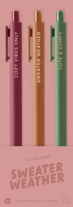 Sweater Weather Pen Set