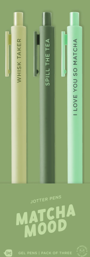 Matcha Mood Pen Set