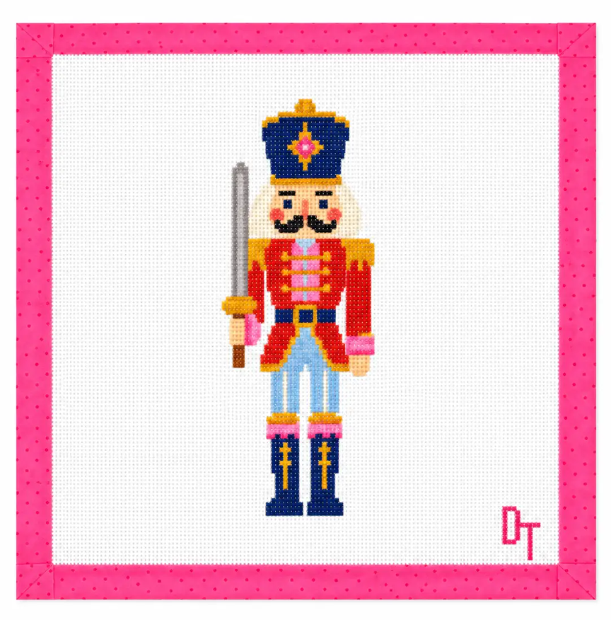 Toy Soldier Nutcracker Needlepoint Canvas