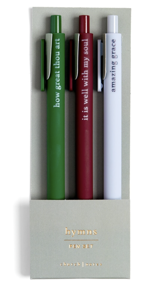 Hymns Bible Study Pen Set