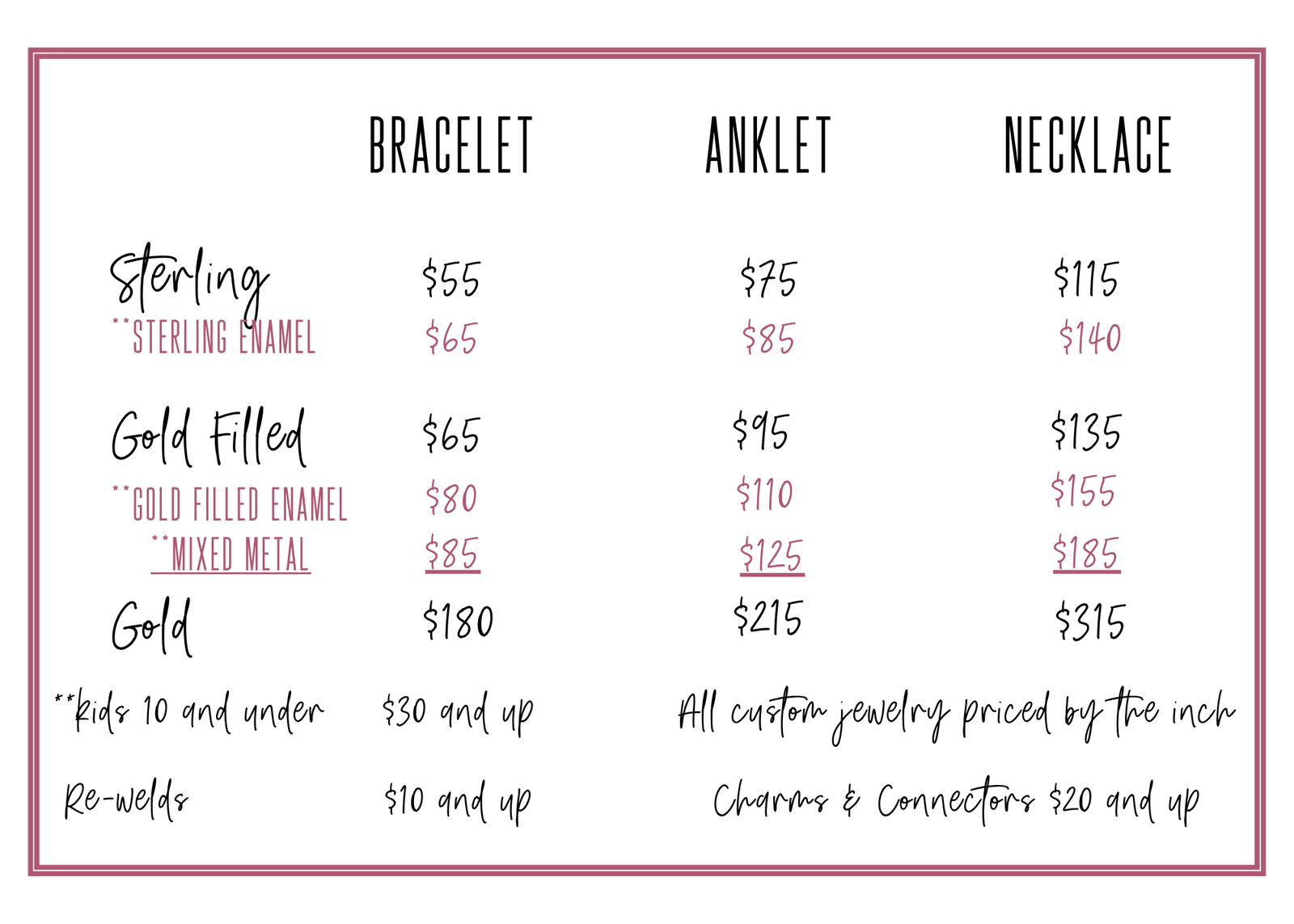 Addy & Ry Boutique permanent jewelry