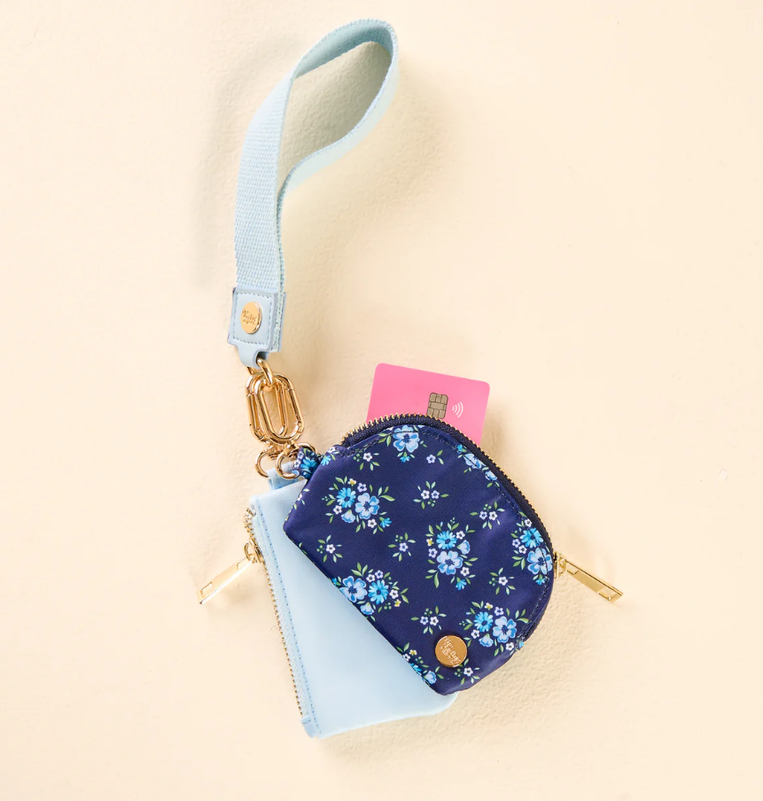 Endless Daydream Navy Dynamic Duo Pouch Wristlet