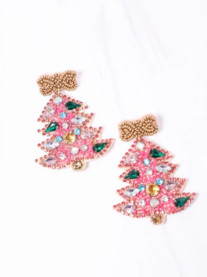 Fa La La Christmas Tree Earring