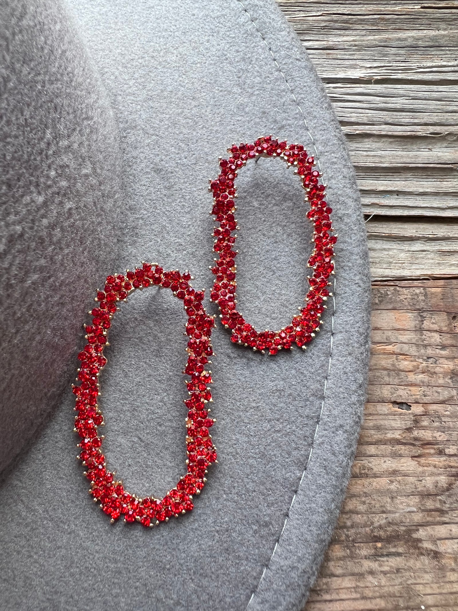 Brynn Earrings - Red