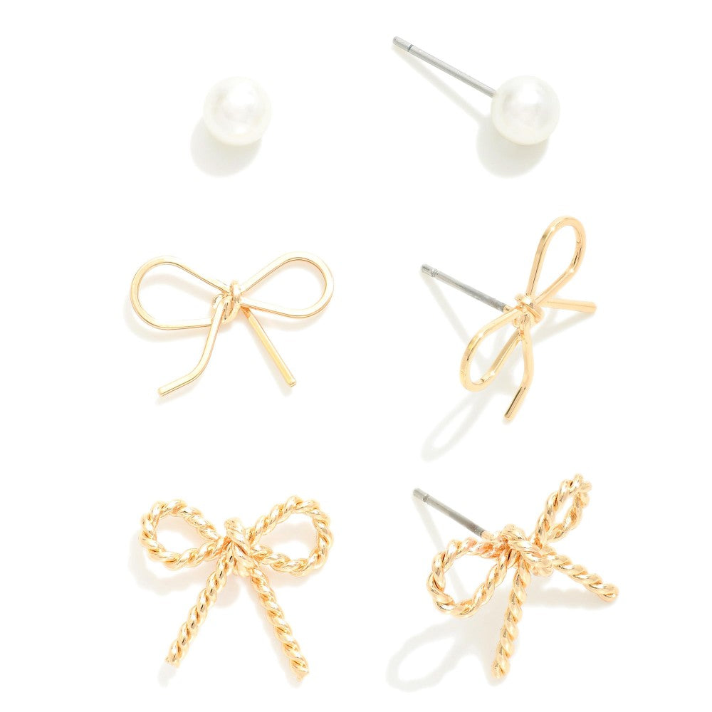 The Bow Set Earrings
