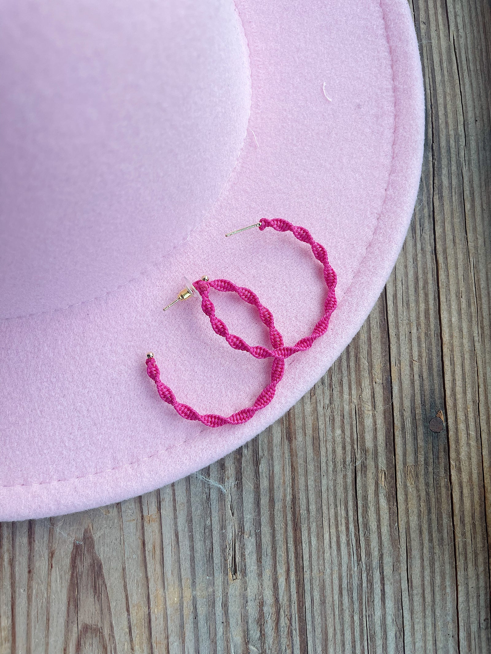 Twisted Hoop Earrings