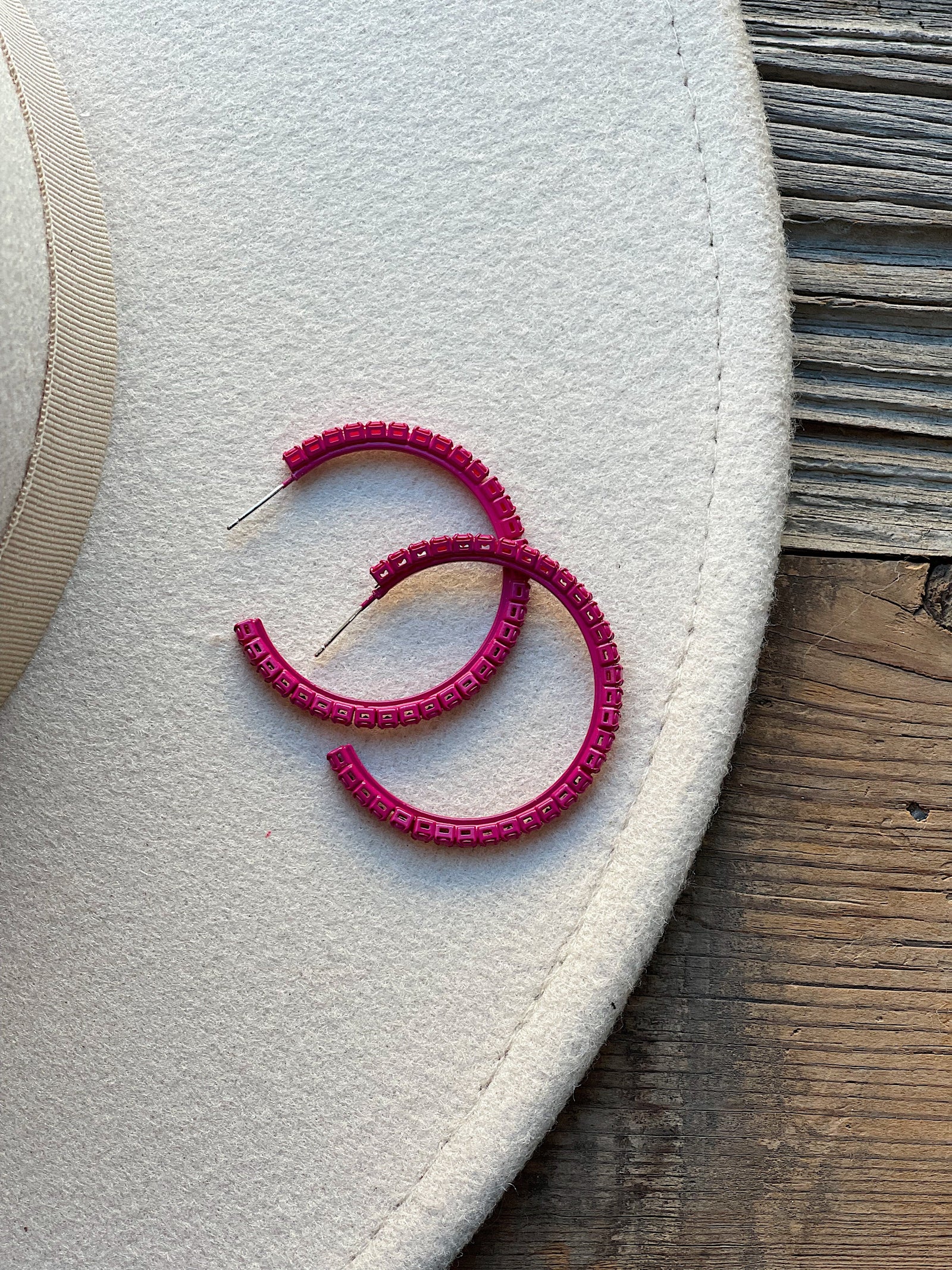 Babs Fuchsia Hoops