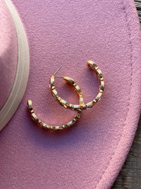 Studded Hoop