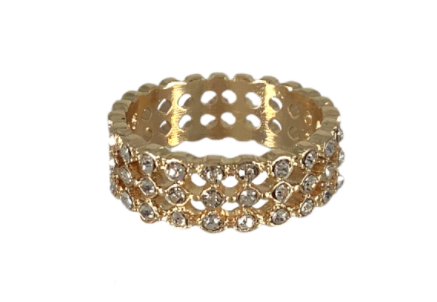 Pave Stacked Ring